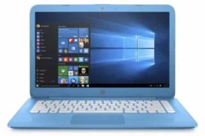 Used HP Stream 14-inch Laptop – light-blue